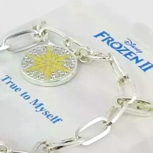 Disney Frozen 2 Link Bracelet Silver and Gold Plated